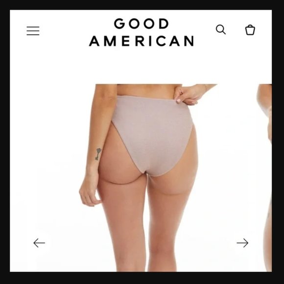 Good American NEW XL Size 4 Lilac Purple Pink Better Bikini Bottom Swim - Picture 2 of 10